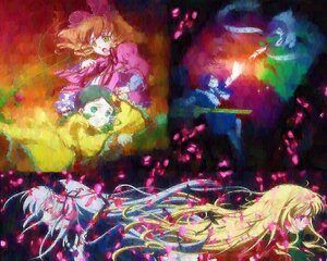 Rating: Safe Score: 0 Tags: blonde_hair braid brown_hair colorful dress flower green_eyes image long_hair multiple multiple_girls rain tagme User: admin