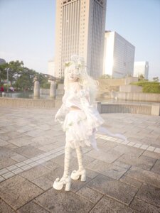 Rating: Safe Score: 0 Tags: 1girl blurry building day dress kirakishou long_hair solo standing tile_floor tiles white_dress User: admin