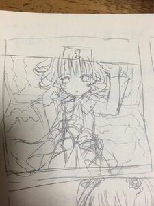 Rating: Safe Score: 0 Tags: 1girl bow detached_sleeves hair_tubes hakurei_reimu hinaichigo image long_sleeves monochrome sketch solo traditional_media User: admin
