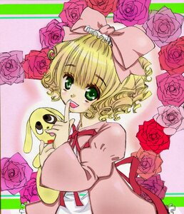 Rating: Safe Score: 0 Tags: 1girl black_rose blonde_hair blue_rose bow flower green_eyes green_flower hina_ichigo hinaichigo image orange_flower pink_bow pink_flower pink_rose purple_flower purple_rose red_flower red_rose rose rose_petals short_hair smile solo thorns white_rose yellow_flower yellow_rose User: admin