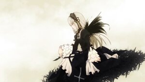 Rating: Safe Score: 0 Tags: 1girl black_dress black_wings dress flower frilled_sleeves frills hairband image juliet_sleeves long_hair long_sleeves profile puffy_sleeves rose silver_hair solo suigintou wings User: admin