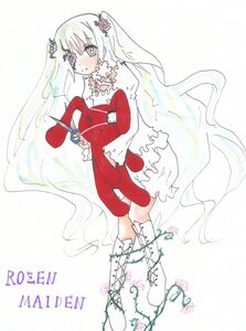 Rating: Safe Score: 0 Tags: 1girl boots dress flower hair_flower hair_ornament hatsune_miku image kirakishou long_hair solo striped stuffed_animal stuffed_bunny vertical_stripes white_hair User: admin