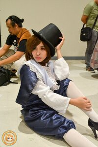 Rating: Safe Score: 0 Tags: 1girl brown_hair cat dress hat heterochromia lips realistic red_eyes short_hair sitting solo souseiseki User: admin