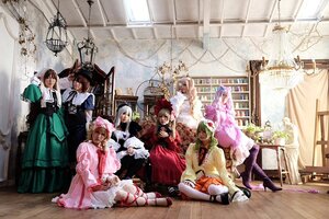 Rating: Safe Score: 0 Tags: 6+girls animal_ears blonde_hair brown_hair dress hat houraisan_kaguya japanese_clothes long_hair multiple_cosplay multiple_girls pink_hair purple_hair remilia_scarlet ribbon short_hair sitting skirt socks tagme weapon wings User: admin