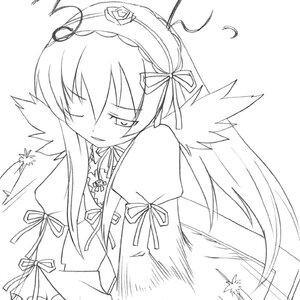 Rating: Safe Score: 0 Tags: 1girl auto_tagged dress flower greyscale hair_ribbon image juliet_sleeves long_hair long_sleeves looking_at_viewer monochrome one_eye_closed ribbon rose rozen_maiden solo suigintou takami_ryou wings User: admin