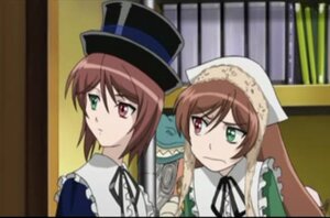 Rating: Safe Score: 0 Tags: 2girls 3girls brown_hair dress frown green_eyes hat head_scarf heterochromia image long_hair long_sleeves looking_at_viewer multiple_girls pair red_eyes short_hair siblings sisters souseiseki suiseiseki top_hat twins User: admin
