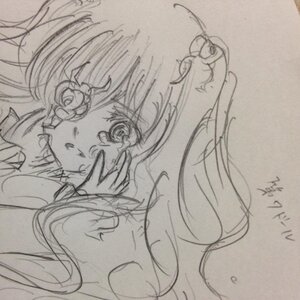 Rating: Safe Score: 0 Tags: 1girl auto_tagged bandaid greyscale image kirakishou looking_at_viewer monochrome sketch solo traditional_media User: admin