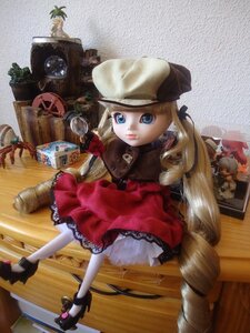 Rating: Safe Score: 0 Tags: 1girl auto_tagged blonde_hair blue_eyes cup doll dress hat long_hair looking_at_viewer pantyhose plant potted_plant shinku sitting solo twintails white_legwear User: admin