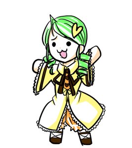 Rating: Safe Score: 0 Tags: 1girl :3 artist_request dress frills full_body green_hair hair_ornament heart image kanaria long_sleeves lowres open_mouth personification rozen_maiden simple_background smile solo standing white_background User: admin