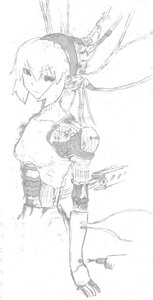 Rating: Safe Score: 0 Tags: 1girl greyscale image monochrome ponytail sketch solo suigintou User: admin