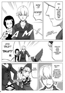 Rating: Safe Score: 0 Tags: 1boy 1girl comic doujinshi doujinshi_#119 english_text greyscale image monochrome multiple multiple_boys ribbon User: admin