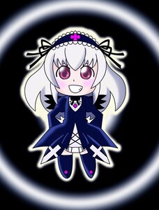 Rating: Safe Score: 0 Tags: 1girl chibi dress flower grin hairband image lolita_hairband long_hair long_sleeves pink_eyes ribbon rose smile solo suigintou thighhighs wings User: admin