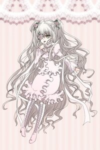 Rating: Safe Score: 0 Tags: 1girl boots cross-laced_footwear dress eyepatch flower hair_ornament image kirakishou long_hair rose solo striped very_long_hair wavy_hair User: admin