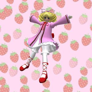 Rating: Safe Score: 0 Tags: 1girl blonde_hair bloomers blue_eyes blurry bow cherry depth_of_field dress drill_hair food fruit full_body grapes hina_ichigo hinaichigo image long_sleeves pantyhose pink_bow red_footwear ribbon shoes short_hair solo strawberry twin_drills underwear white_legwear User: admin