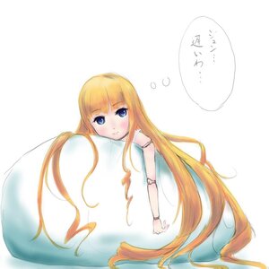 Rating: Safe Score: 0 Tags: 1girl bangs blonde_hair blue_eyes blush dress image long_hair shinku solo strap_slip striped striped_background vertical_stripes very_long_hair User: admin