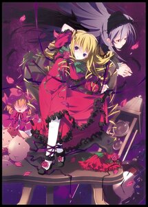 Rating: Safe Score: 0 Tags: 2girls 3girls blonde_hair blue_eyes bow cuffs dress faceless feathers flower hina_ichigo image long_hair long_sleeves multiple_girls pair petals pocket_watch ribbon rose rozen_maiden ruroo shackles shinku suigintou table watch wings User: admin