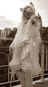 Rating: Safe Score: 0 Tags: 1girl closed_eyes dress hair_ornament kirakishou long_hair solo standing white_dress User: admin