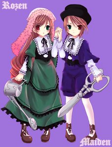 Rating: Safe Score: 0 Tags: 2girls blue_dress brown_hair dress frills full_body green_dress green_eyes haruno_ichigo hat heterochromia holding holding_hands image long_hair long_sleeves looking_at_viewer multiple_girls pair pantyhose purple_background red_eyes rozen_maiden scissors short_hair siblings simple_background sisters souseiseki standing suiseiseki twins very_long_hair watering_can User: admin
