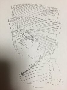 Rating: Safe Score: 0 Tags: 1girl image monochrome sketch solo souseiseki traditional_media yumeki_kokoro User: admin