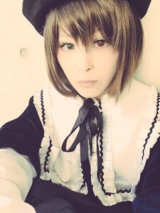 Rating: Safe Score: 0 Tags: 1girl brown_eyes brown_hair cat_ears closed_mouth frills gloves hat looking_at_viewer short_hair smile solo souseiseki upper_body User: admin