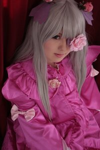 Rating: Safe Score: 0 Tags: 1girl barasuishou blonde_hair bow dress flower hair_flower hair_ornament lips long_hair long_sleeves looking_at_viewer pink_dress puffy_sleeves realistic solo User: admin