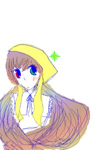 Rating: Safe Score: 0 Tags: 1girl auto_tagged brown_hair dress green_eyes heterochromia image long_hair long_sleeves looking_at_viewer red_eyes ribbon simple_background solo suiseiseki upper_body white_background User: admin