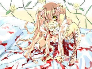 Rating: Safe Score: 0 Tags: 1girl blood blood_on_face blood_stain bloody_clothes dress flower gloves image injury kaname_madoka kirakishou long_hair magical_girl nosebleed pink_hair rose solo two_side_up ultimate_madoka white_dress yellow_eyes User: admin