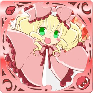 Rating: Safe Score: 0 Tags: 1girl :d blonde_hair blush bow cross-section dress frills green_eyes hina_ichigo hinaichigo image long_hair open_mouth pink_dress smile solo strawberry User: admin
