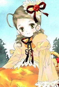 Rating: Safe Score: 0 Tags: 1girl ahoge auto_tagged brown_hair dress drill_hair flower frills hair_ornament hat image kanaria long_sleeves looking_at_viewer orange_dress puffy_sleeves ribbon rose solo twin_drills yellow_dress User: admin