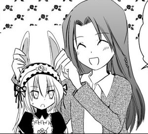 Rating: Safe Score: 0 Tags: 2girls ^_^ animal_ears blush bunny_ears closed_eyes greyscale hairband image kakizaki_megu lolita_hairband long_hair long_sleeves monochrome multiple_girls open_mouth smile solo suigintou sweatdrop upper_body User: admin