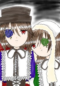 Rating: Safe Score: 0 Tags: 2girls blue_flower blue_rose brown_hair costume_switch dress eyepatch flower frills hat ib_(ib) image long_hair multiple_girls purple_rose red_eyes red_flower red_rose ribbon rose short_hair siblings sisters souseiseki suiseiseki yellow_rose User: admin