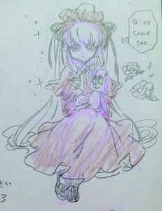 Rating: Safe Score: 0 Tags: 1girl auto_tagged dress image long_hair maid_headdress photo shinku solo traditional_media twintails User: admin