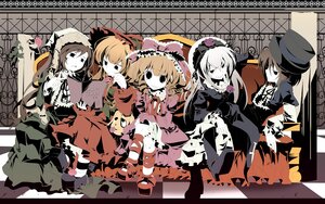 Rating: Safe Score: 0 Tags: 6+girls bad_id bad_pixiv_id blonde_hair book bow couch dress frills fruit_punch hat high_contrast highres hina_ichigo image kunkun long_hair multiple multiple_girls photoshop_(medium) reading rozen_maiden shinku short_hair siblings sisters smile souseiseki suigintou suiseiseki tagme twins User: admin