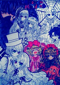 Rating: Safe Score: 0 Tags: 6+girls blue_eyes bow closed_eyes dress everyone frills glasses hat hina_ichigo holding_umbrella image long_hair multiple multiple_girls parasol pink_bow shinku short_hair siblings smile souseiseki suigintou suiseiseki tagme top_hat traditional_media twins twintails umbrella wings User: admin