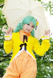 Rating: Safe Score: 0 Tags: 1girl blurry flower holding_umbrella kanaria lips outdoors parasol rain raincoat smile solo transparent_umbrella umbrella User: admin