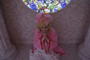 Rating: Safe Score: 0 Tags: 1girl blonde_hair bow curtains dress flower hair_bow hina_ichigo hinaichigo indoors long_sleeves solo window User: admin