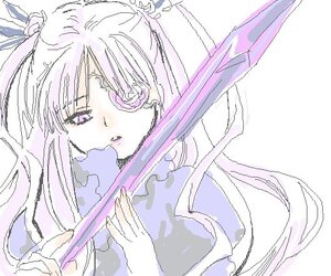 Rating: Safe Score: 0 Tags: 1girl barasuishou flower hair_ribbon image long_hair oekaki purple_eyes ribbon simple_background solo upper_body User: admin