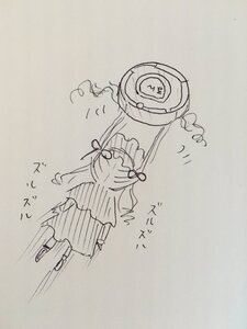 Rating: Safe Score: 0 Tags: 1girl hat image long_hair long_sleeves mob_cap monochrome shinku skirt solo traditional_media yakumo_yukari User: admin