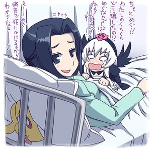 Rating: Safe Score: 0 Tags: 2girls black_hair blush dress hair_ornament hairband image kakizaki_megu long_hair multiple_girls solo suigintou tears white_hair User: admin