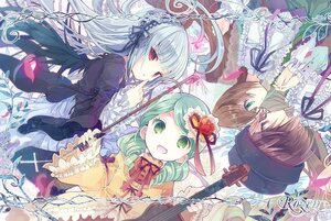 Rating: Safe Score: 0 Tags: 4girls bonnet brown_hair dress flower frills green_eyes green_hair hair_flower hair_ornament hairband hat image kanaria long_hair long_sleeves multiple multiple_girls open_mouth red_eyes ribbon short_hair siblings sisters smile souseiseki suigintou suiseiseki tagme twins User: admin