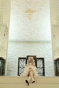 Rating: Safe Score: 0 Tags: 1girl blonde_hair dress indoors kirakishou sitting solo tiles User: admin