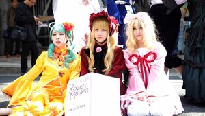 Rating: Safe Score: 0 Tags: 91076 blonde_hair dress flower hair_ornament lips long_hair multiple_boys multiple_cosplay multiple_girls photo realistic tagme User: admin