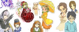Rating: Safe Score: 0 Tags: 6+boys 6+girls blonde_hair brown_eyes brown_hair dress glasses hat hina_ichigo hood image kanaria long_hair multiple multiple_girls shinku short_hair smile souseiseki suigintou suiseiseki tagme umbrella User: admin