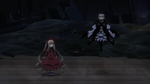 Rating: Safe Score: 0 Tags: 2girls blonde_hair bow dress image long_hair multiple_girls pair red_dress shinku standing suigintou User: admin