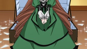 Rating: Safe Score: 0 Tags: 1girl dress green_dress image long_hair long_sleeves ribbon solo sparkle suiseiseki very_long_hair User: admin