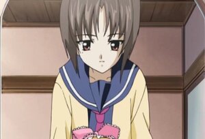 Rating: Safe Score: 0 Tags: 1girl bangs blue_sailor_collar blurry brown_hair depth_of_field human image indoors kashiwaba_tomoe long_sleeves looking_at_viewer sailor_collar school_uniform screenshot serafuku short_hair solo upper_body User: admin