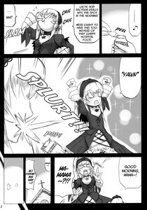 Rating: Safe Score: 0 Tags: 1boy >_< ? closed_eyes comic doujinshi doujinshi_#119 dress english_text greyscale image monochrome multiple multiple_girls open_mouth User: admin