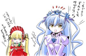 Rating: Safe Score: 0 Tags: 2girls :d barasuishou blonde_hair blue_eyes blush bonnet dress flower hair_ribbon image imai_kazunari long_hair long_sleeves multiple_girls open_mouth pair ribbon rose rozen_maiden shinku suigintou translation_request traumend twintails two_side_up white_background yellow_eyes User: admin