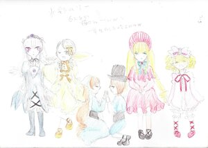 Rating: Safe Score: 0 Tags: 6+girls auto_tagged blonde_hair blue_eyes bow brown_hair crown dress flower hat image long_hair long_sleeves looking_at_viewer multiple multiple_girls purple_eyes red_eyes shinku short_hair smile souseiseki striped suigintou tagme User: admin