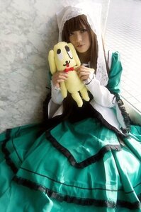 Rating: Safe Score: 0 Tags: 1girl bangs blunt_bangs brown_hair dress holding lips long_hair realistic solo stuffed_animal suiseiseki teddy_bear User: admin